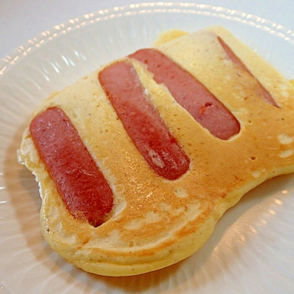 ウインナーのスパイシーホットケーキ レシピ 作り方 By ぷ みぃまま 楽天レシピ